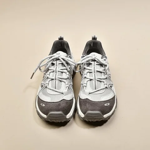 Color Block Outdoor Chunky Sneakers for Women, 7cm Hidden Height Increase Mesh Hiking Shoes