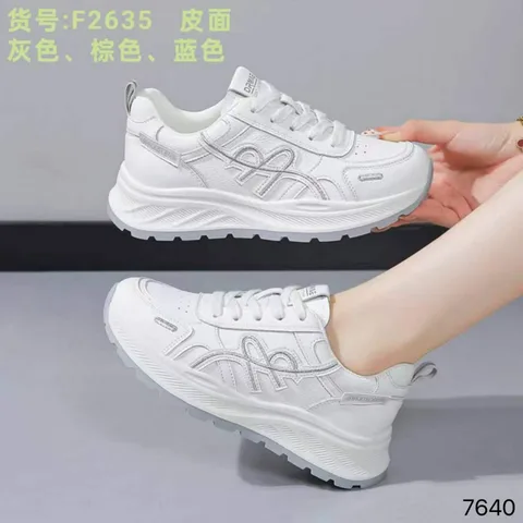 Women’s White Platform Casual Sneakers