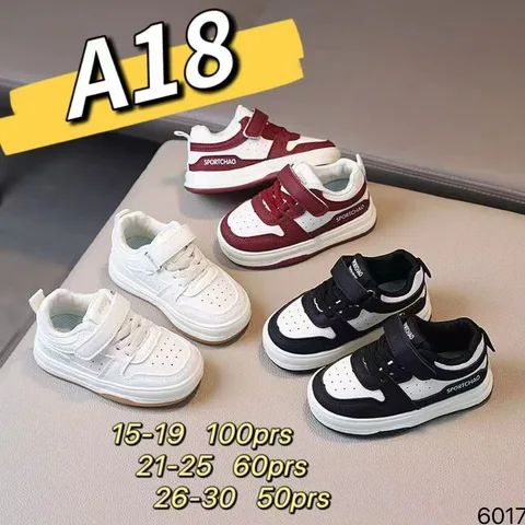 Color Block Velcro Kids Sneakers, Soft Anti-slip Breathable Casual Shoes for Little Boys Girls