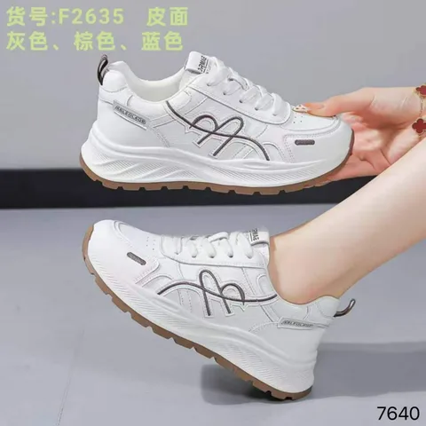 Women’s White Platform Casual Sneakers