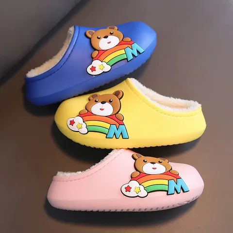 Children's waterproof foam slippers