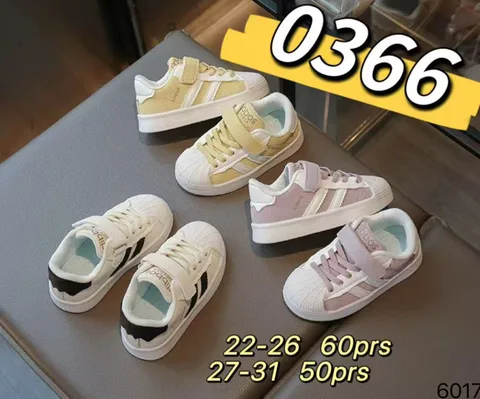 Classic Shell Toe Kids Sneakers, Velcro Soft Sole Lightweight Boys Girls Casual Shoes
