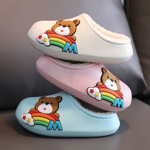 Children's waterproof foam slippers