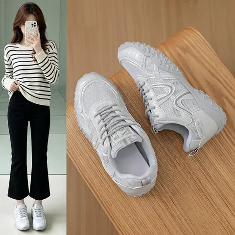 Women's Lace-Up Low-Top Sneakers